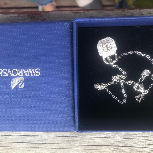 Swarovski Lock Necklace - Picture 2 of 2